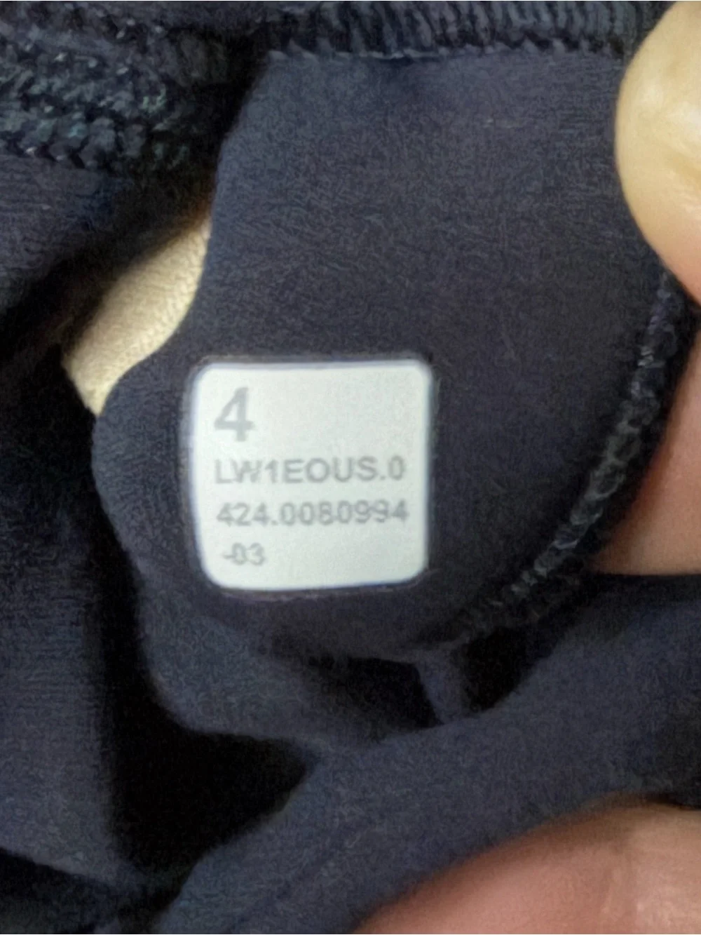 Lululemon Align Cropped Cami Tank A/B Cups Sz 4*Black Night